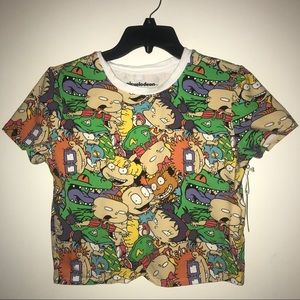 Nickelodeon Ruggrats crop top (traffic tee)